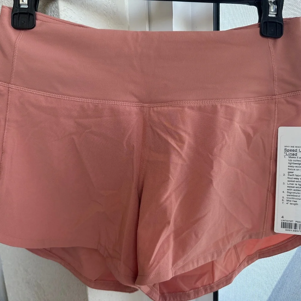 Lululemon Speed Up MR Short 4” *Lined. NWT. Size 4 - Picture 1 of 3